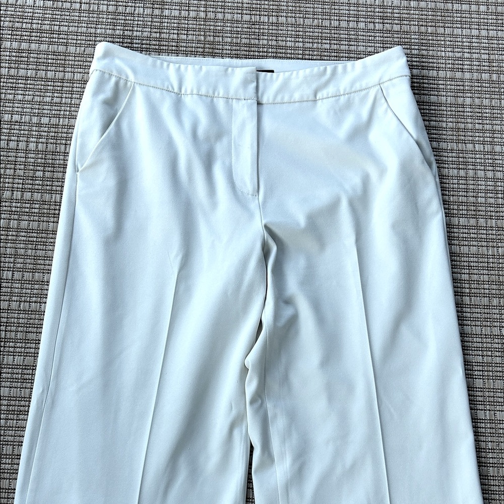 Jieru White Cream Dress Pants Trousers, Size large